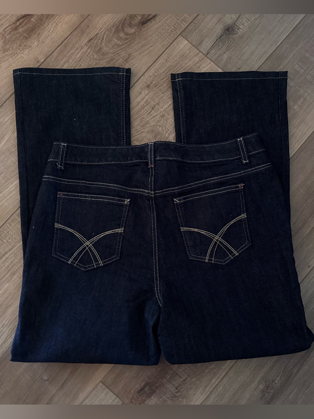 Tommy Hilfiger Hope Boot Dark Wash Bootcut Jeans - Womens 14 - Picture 4 of 5